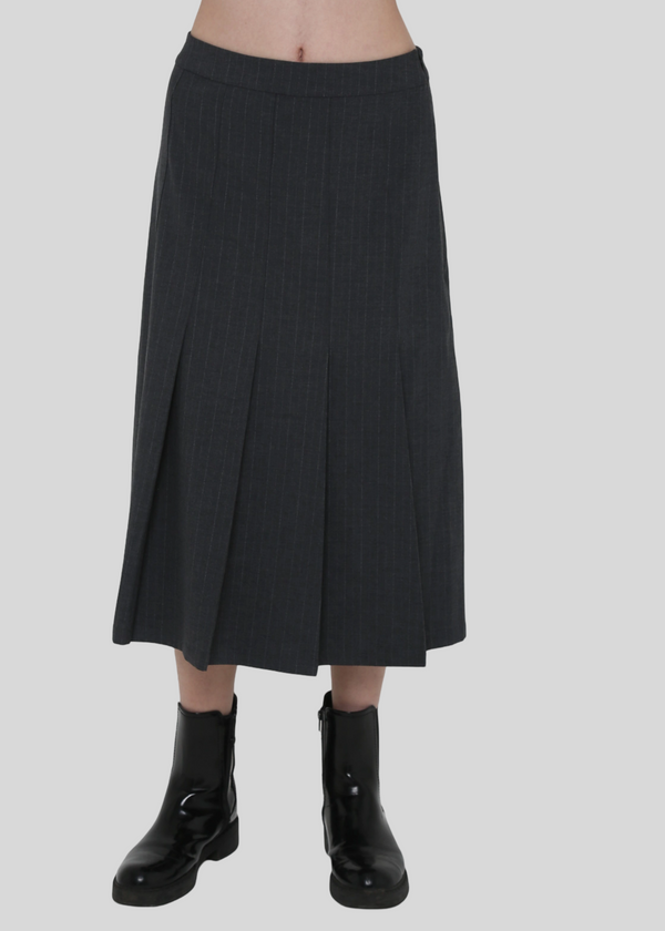 Pleated Blazer Skirt